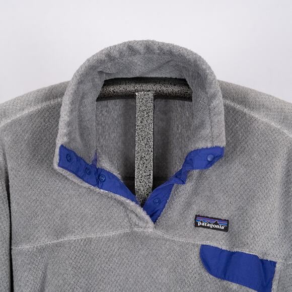 Patagonia Women's Re Tool Snap T Pullover Jacket STY25442 Polartec Size XL Gray - Picture 2 of 6